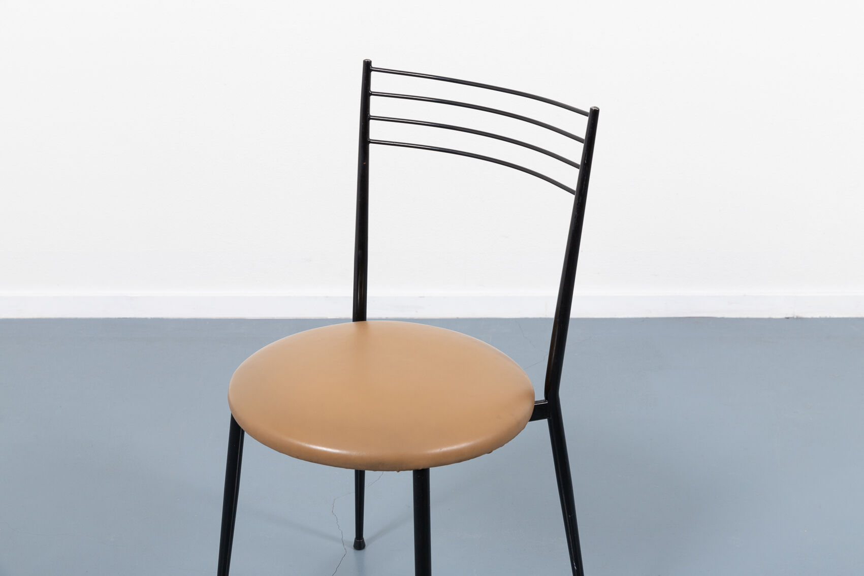 Set of 4 vintage Italian bistro chairs 1970