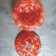 Glass candy maker style Bohemian Czech spatter glass
