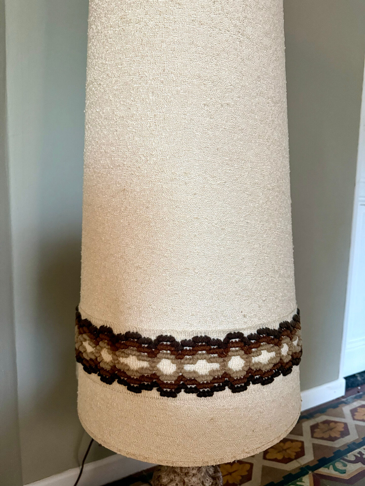 Grande Lampe Vintage 1970 – Céramique