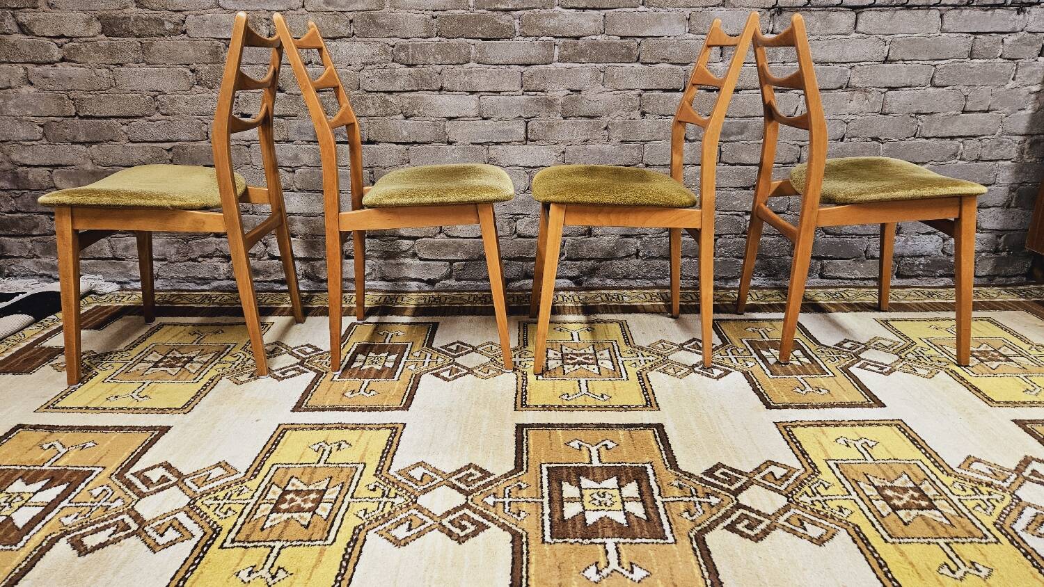 Set de 4 chaises scandinaves par Bähre Mignon Möbel 1960