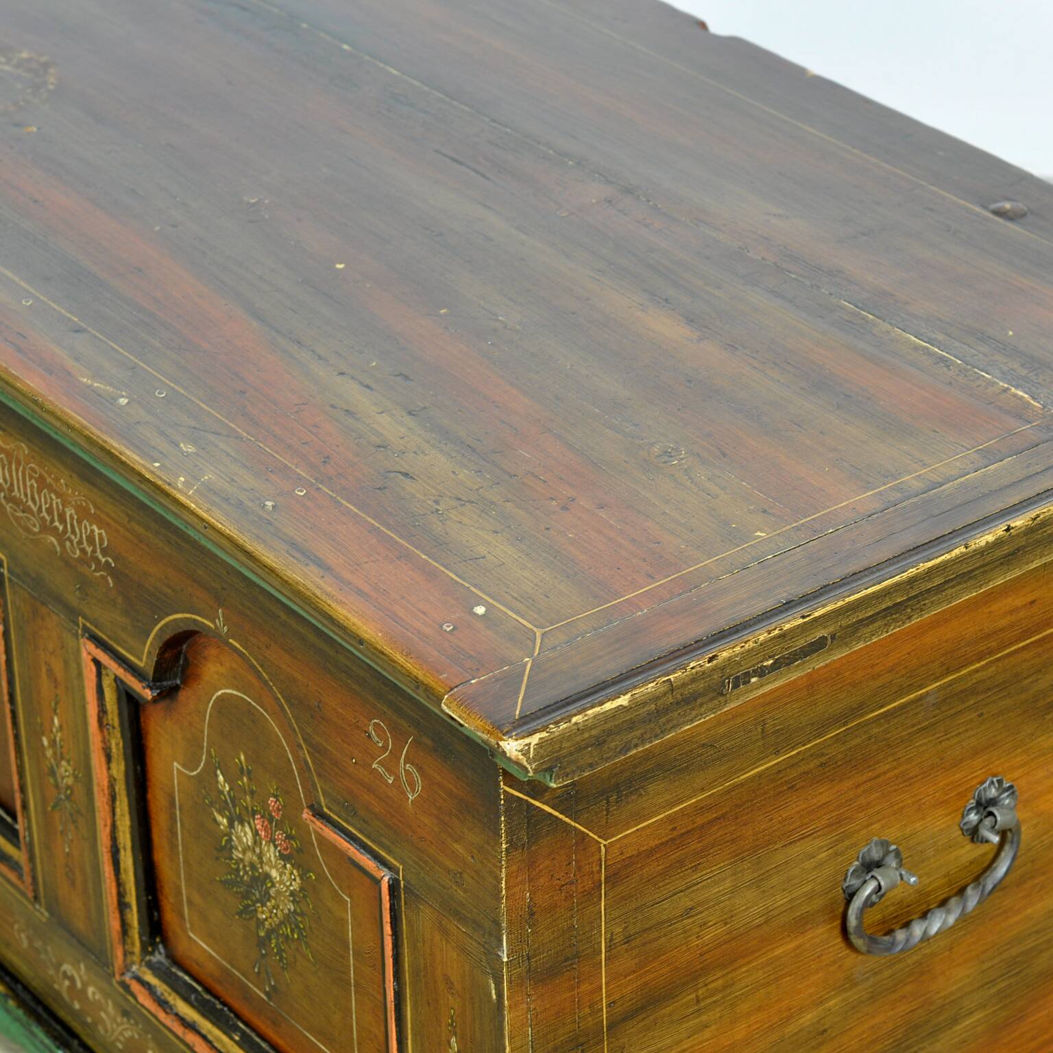 Folk-Art Bridal Chest, 1826