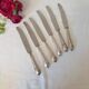 Large antique X6 knives made of silver metal