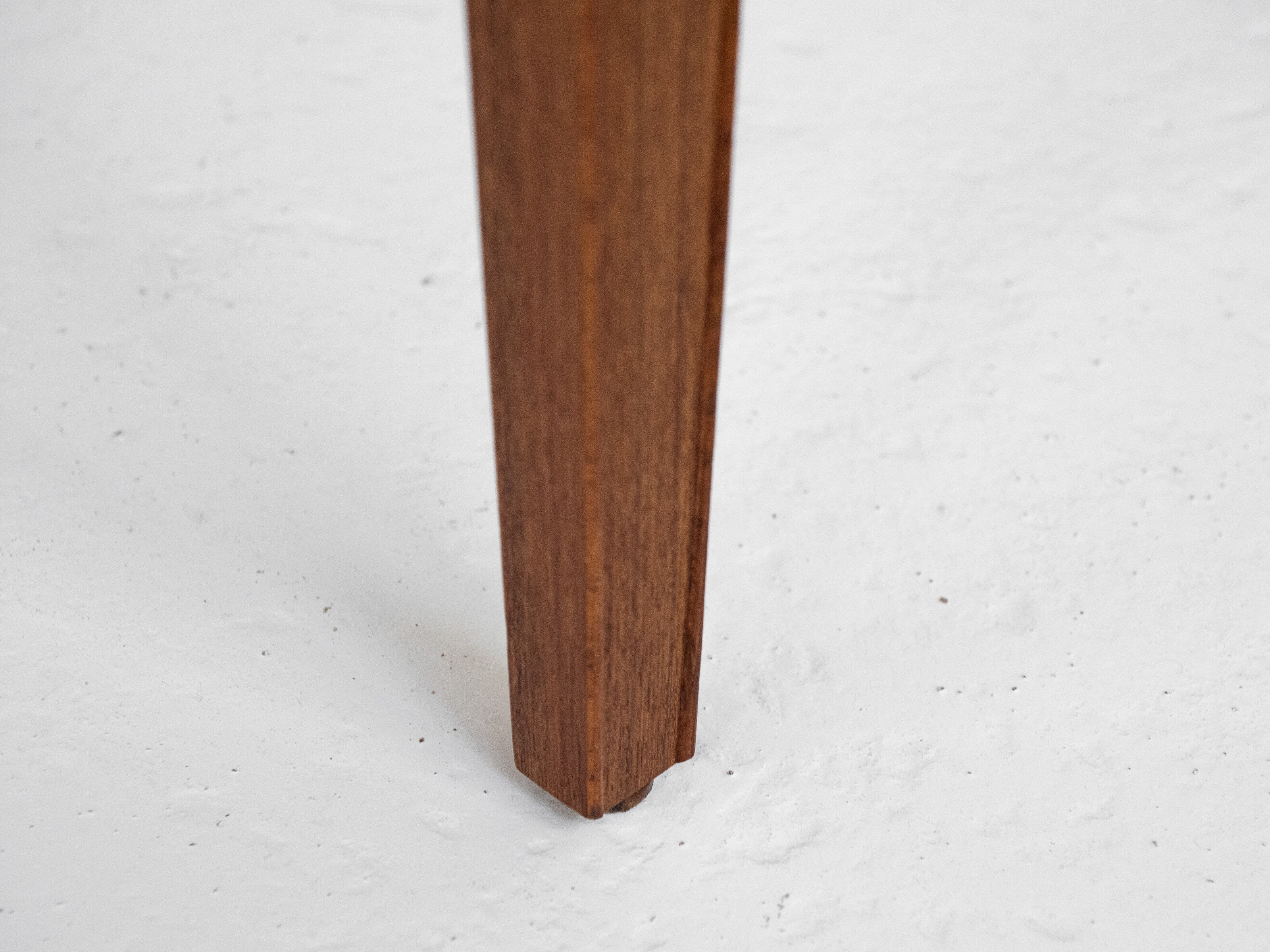 Midcentury Danish round dining table in teak by Severin Hansen for Haslev 1960s