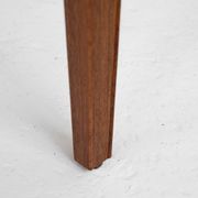 Midcentury Danish round dining table in teak by Severin Hansen for Haslev 1960s