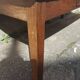 Raw wood farm table coffee table