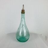 Farinelli Biot bubbled glass oil bottle