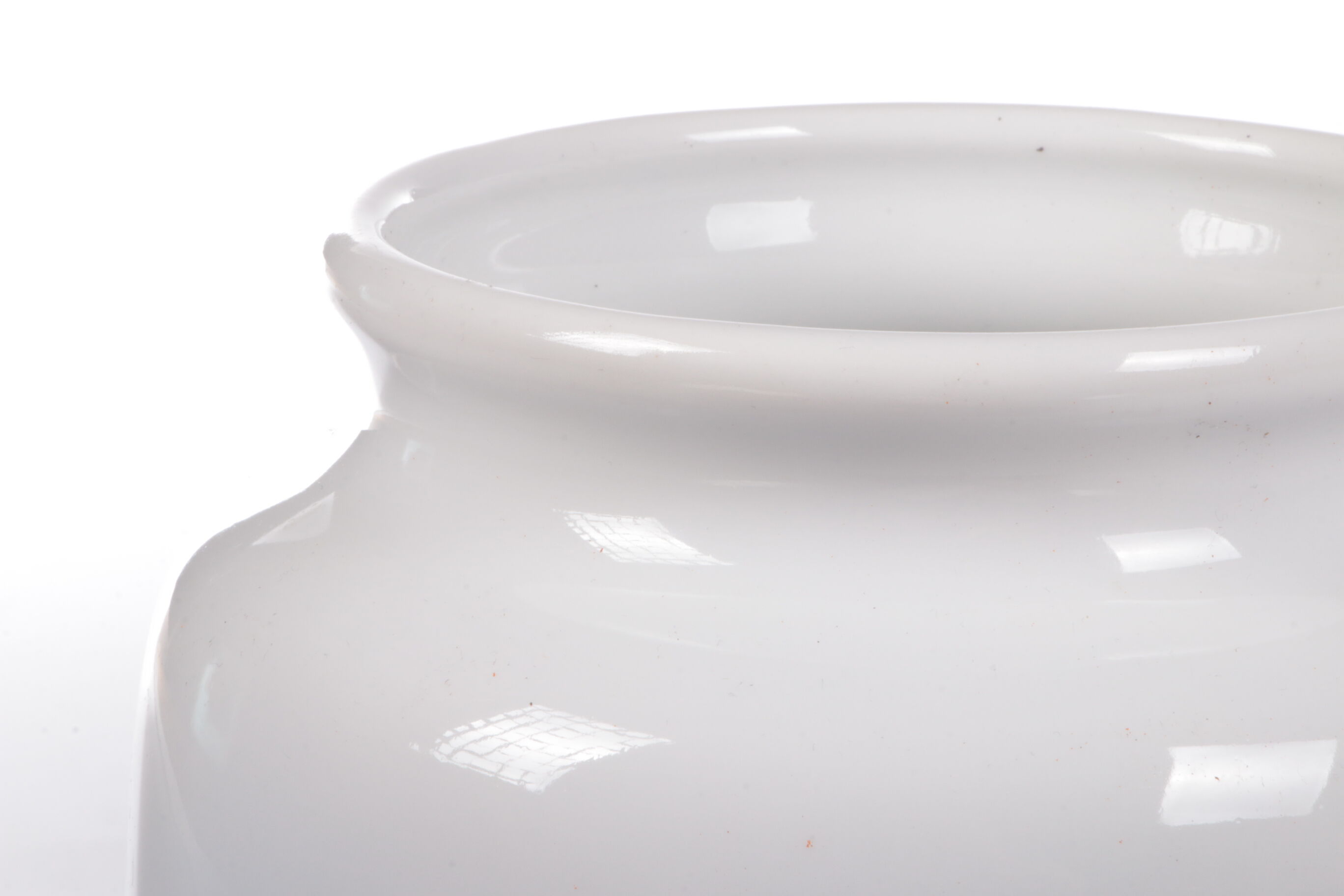 Royal Copenhagen Porcelain Vase painted with the trumpet flower.