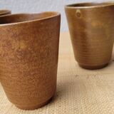 70's stoneware glasses
