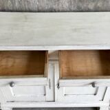Parisian sideboard with 2 doors and 2 drawers vintage