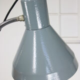 Vintage adjustable gooseneck industrial floor lamp, 70s