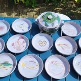 Series of 13 pieces signed Séguéla 1977