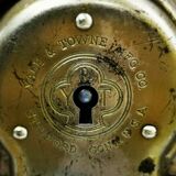 Late 19th Century Oak Banded Storage Travel Trunk / Chest