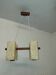 Scandinavian chandelier from the 60s in solid teak