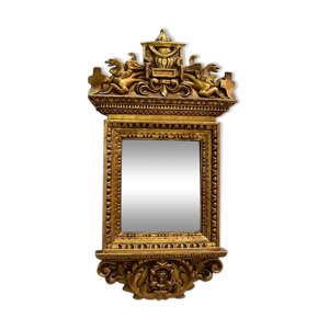 Miroir en bois Doré à Décors