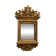 Miroir en bois Doré à Décors d’animaux Ailés – Fin XIXe