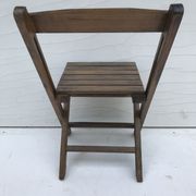 Old folding chair child in wood
