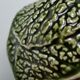 Bowl with saucer vintage slurry green Portugal cabbage leaf