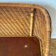 Vintage rattan children's bench