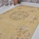 Neutral Oushak Vintage Carpet sku1833