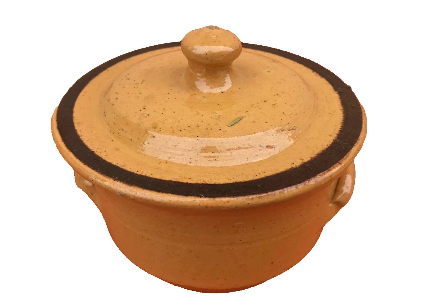 Old glazed terracotta terrine