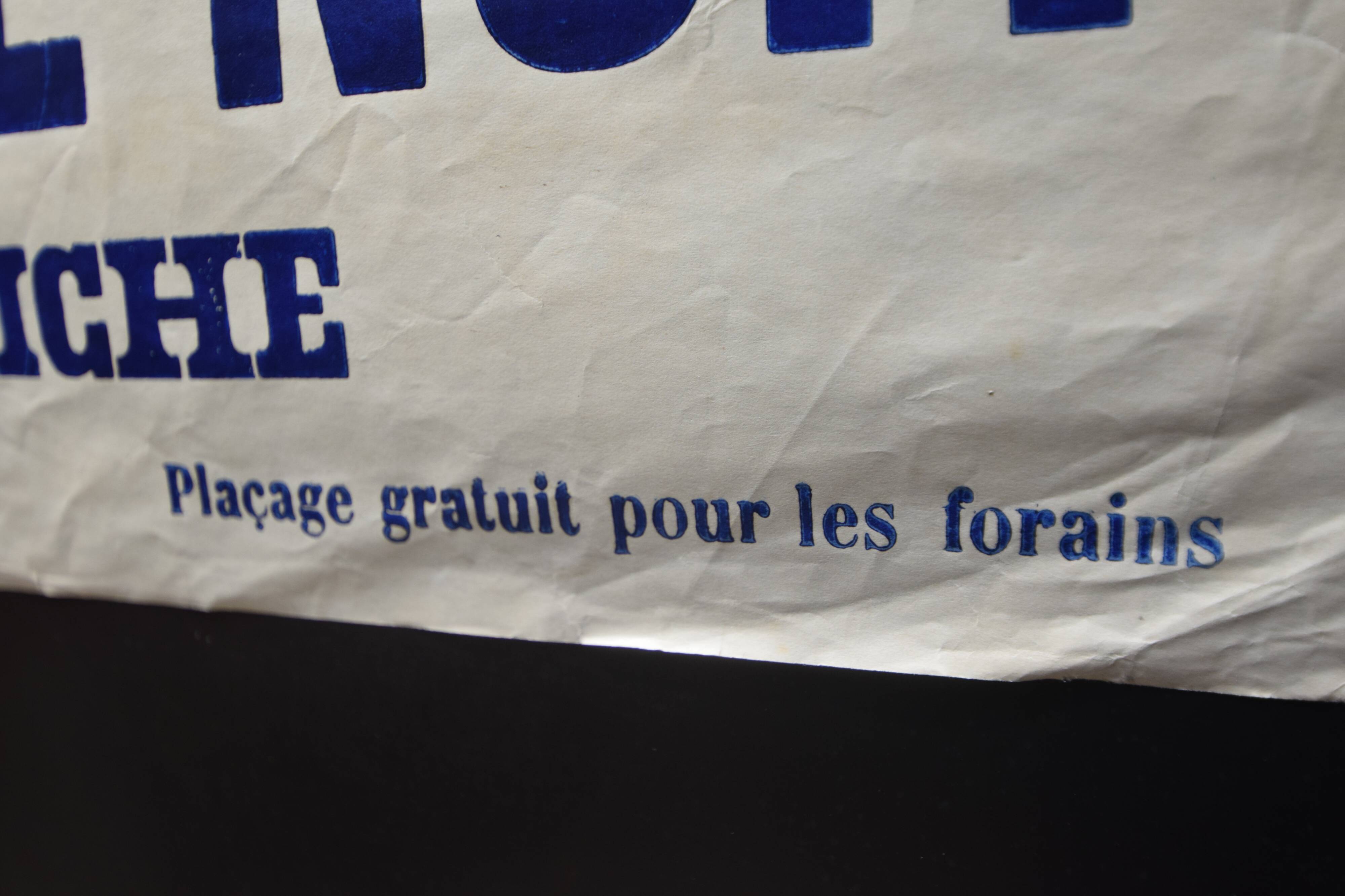 Poster "Grand Ball - Great Cycling Race" - Gironde - 1930s