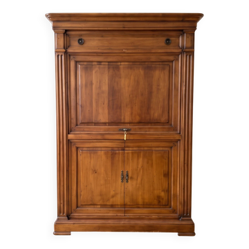 Meuble de rangement style Louis XVI en bois massif