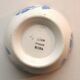 Art Deco bowl, Blue roses and ed edge of blue teeth, signed GIEN model Mona