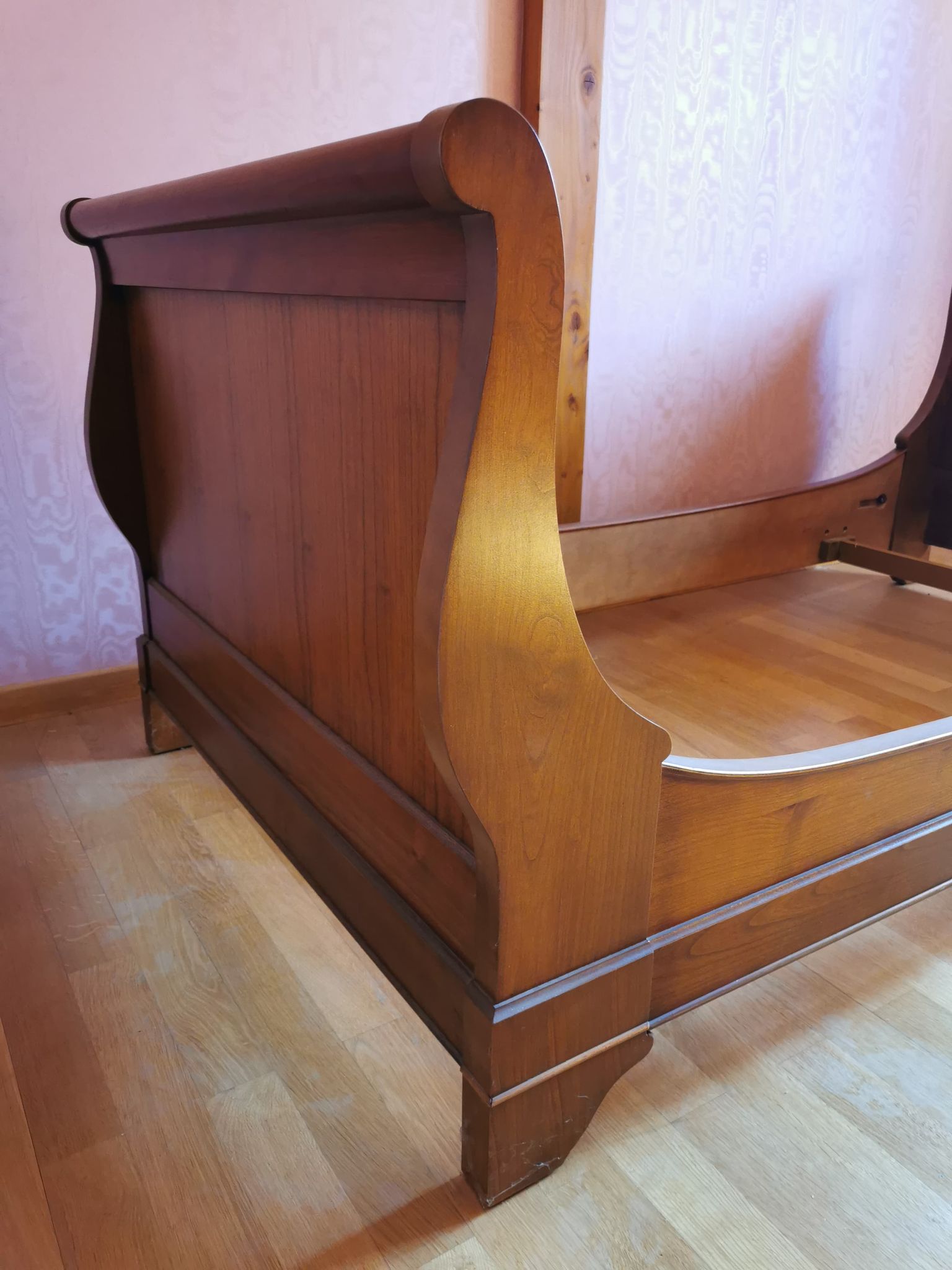 Louis Philippe style cherry bed