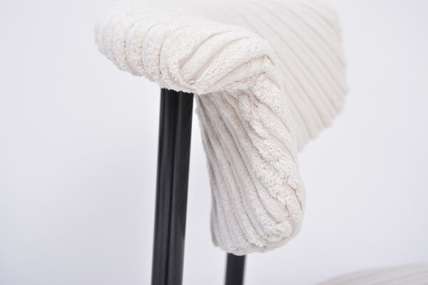 Ensemble de trois chaises hollandaises blanches Alpha conçues par Rudolf Wolf, années 1960