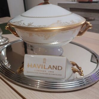 Rare et soupière haviland collection prestige "diplomate"