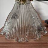 Large holophane tulip pendant light