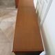 Vintage cane rattan desk with a large top and 5 drawers - 1960s/70s.