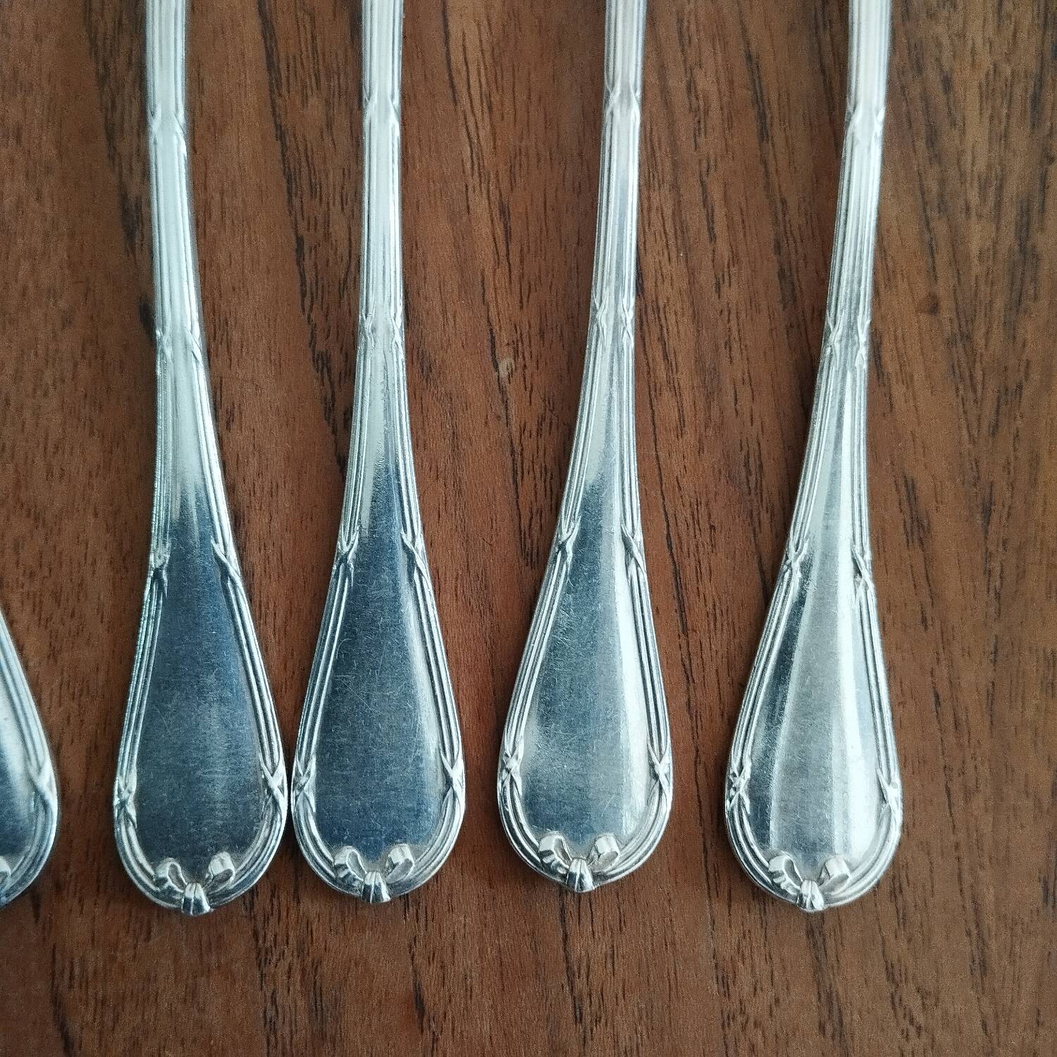 Christofle silver-plated fish cutlery
