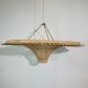Suspension rattan saucer iron frame D:120 H:60