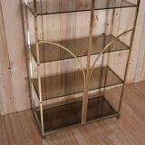 Gold metal shelf