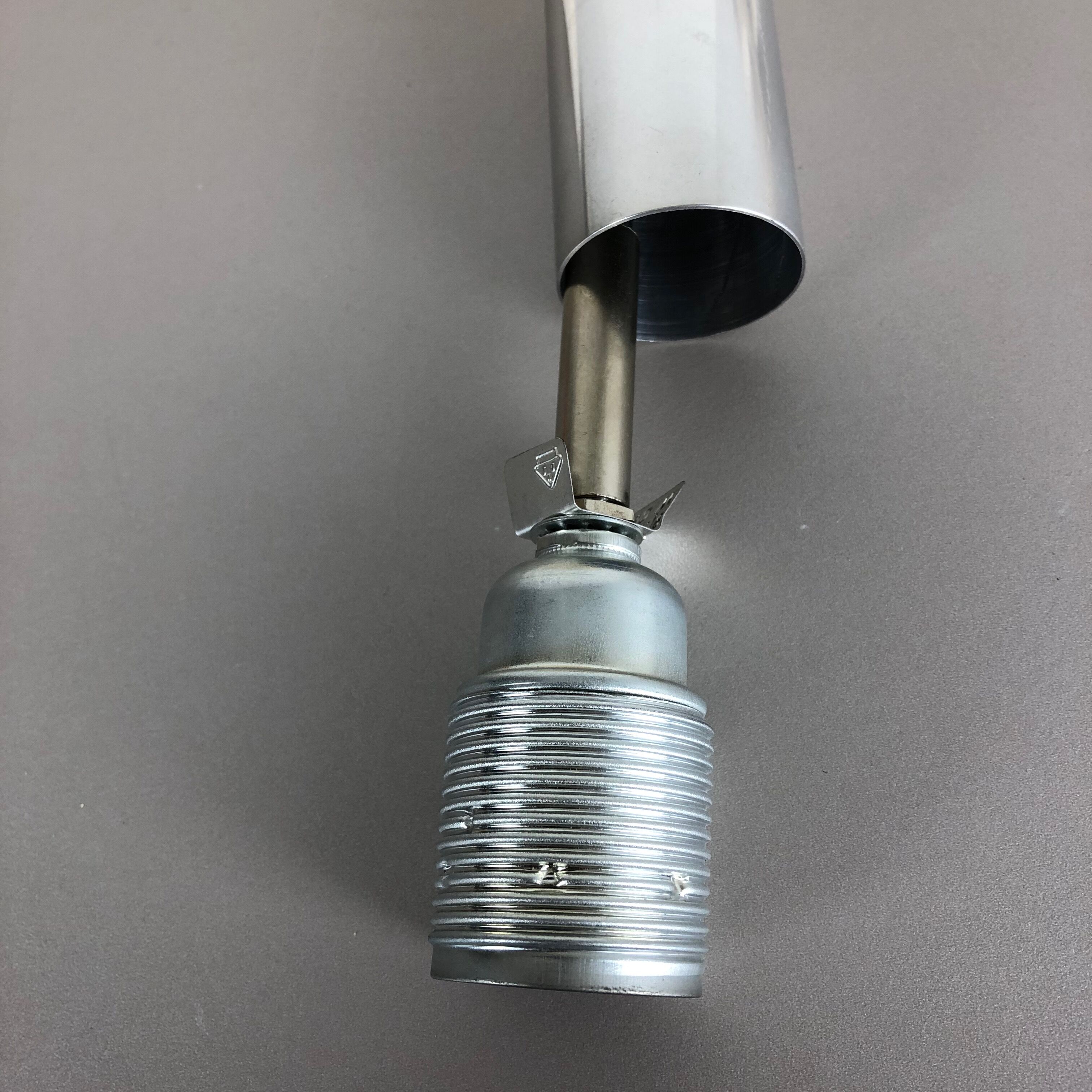 Original glass orient pendel hanging light by Doria Lights, Germany 1970s