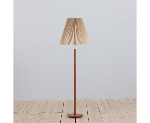 Danish Vintage Floor Lamp In Teak Selency, Vintage Style Wood Floor Lamp