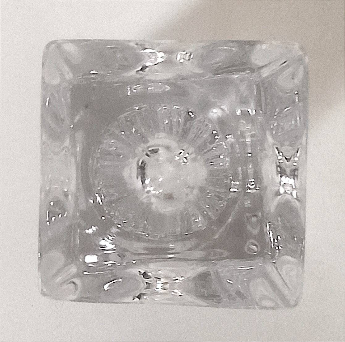 Crystal vase from Vannes 1950s Height 29 cm