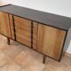 Walnut row renovated by Rajmund Teofil Halas Vintage Polish 1968