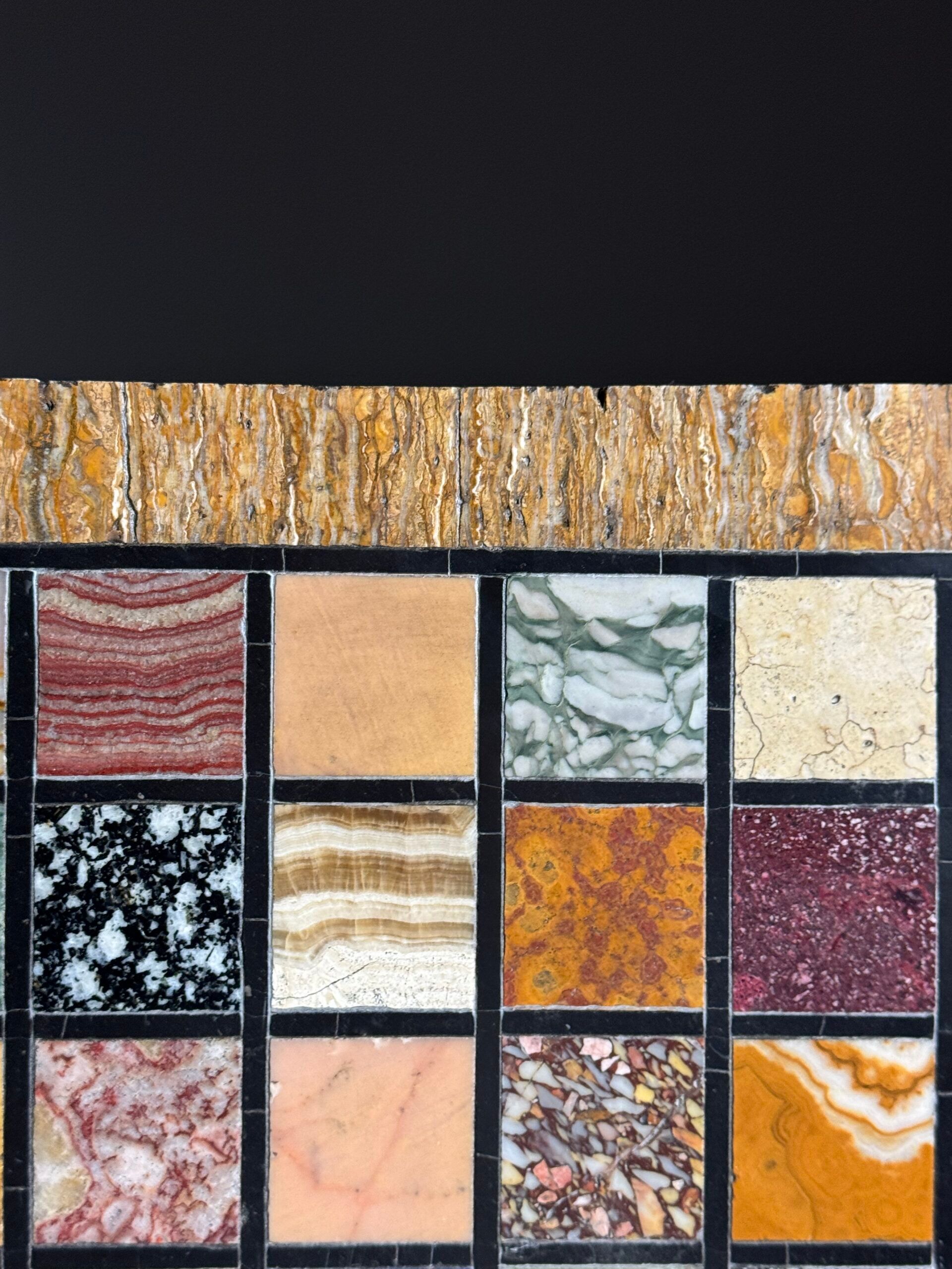 Grand tour marble specimen tablet 19th century
