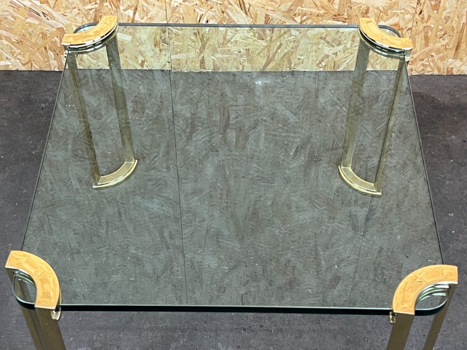 60s 70s brutalist bronze coffee table peter ghyczy coffee table space age design