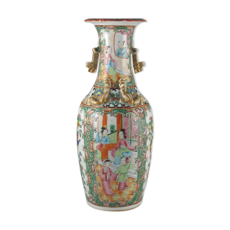 Ancien vase Canton Chinois CHINE fin 19è siècle