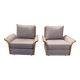 Pair of Scandinavian armchairs
