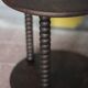 Turned wood coffee table, wooden side table, bedside table.