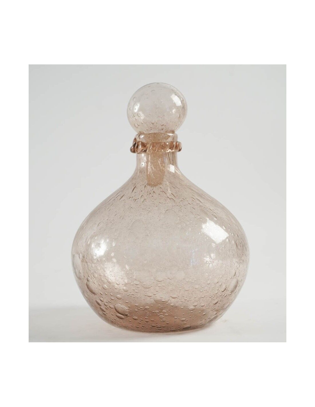 Biot glass decanter