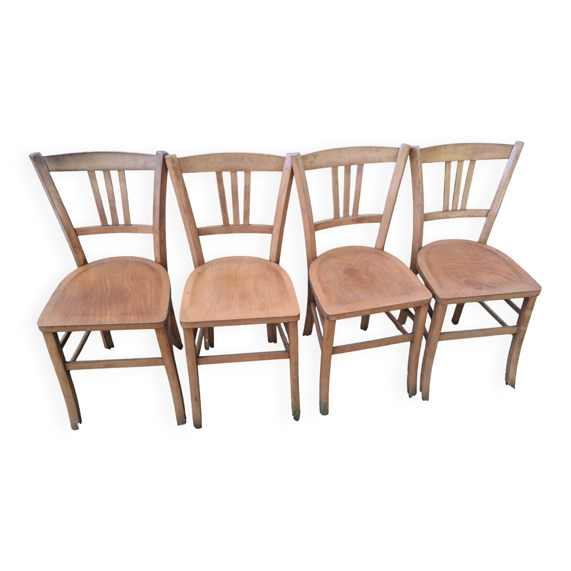Lot de 4 chaises bistrot