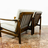 Pair of B-7522 armchairs by Zenon Bączyk, 1960's