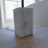 Mid-century solid marble table lamp Bergbom Sweden 1960s