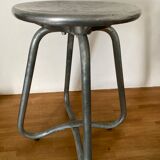 Habitat aluminium cast iron stool 1980