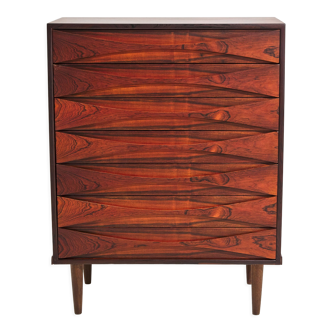 Restored rosewood chest of drawers by Arne Vodder for N.C Møbler